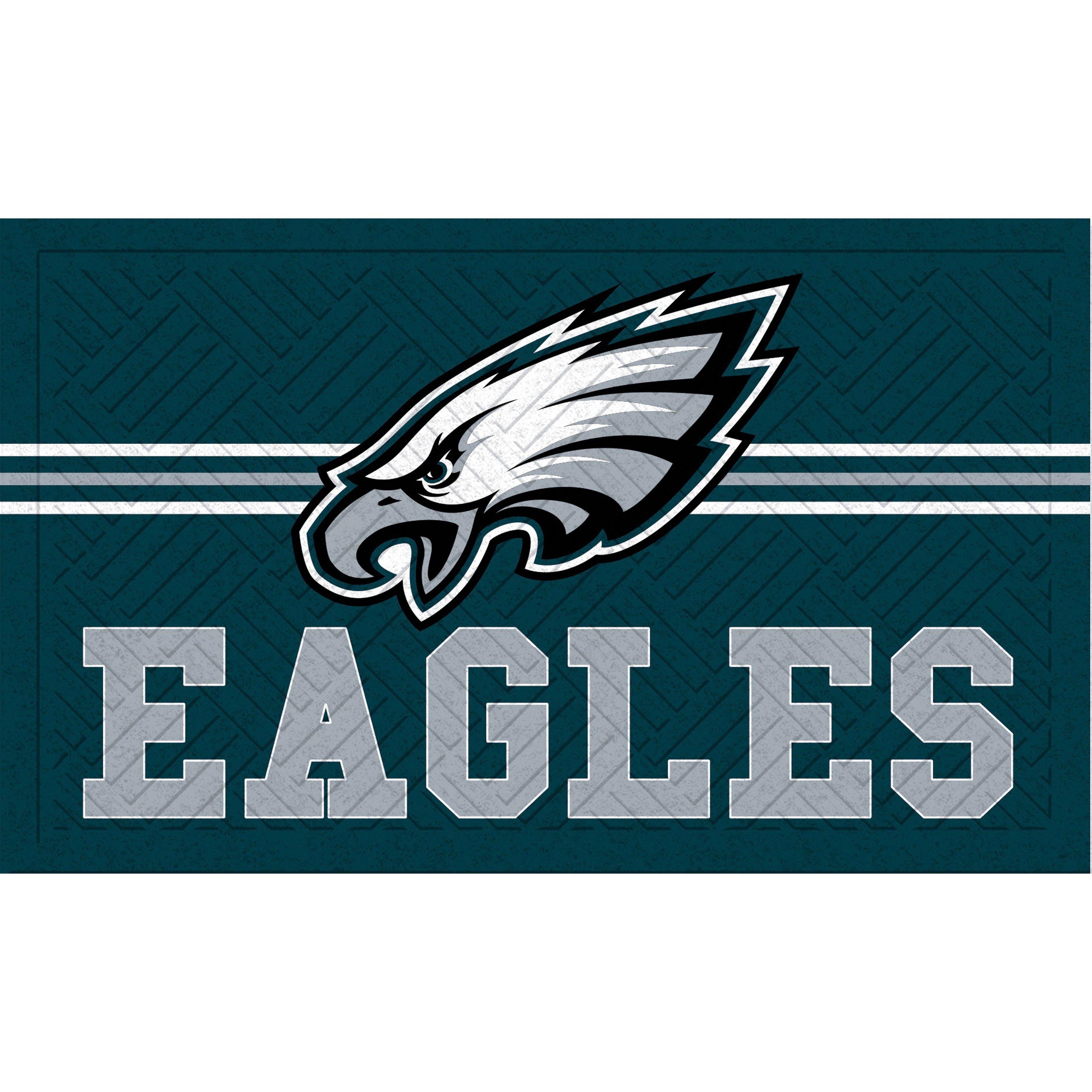 Philadelphia Eagles Embossed Mat Cross Hatch