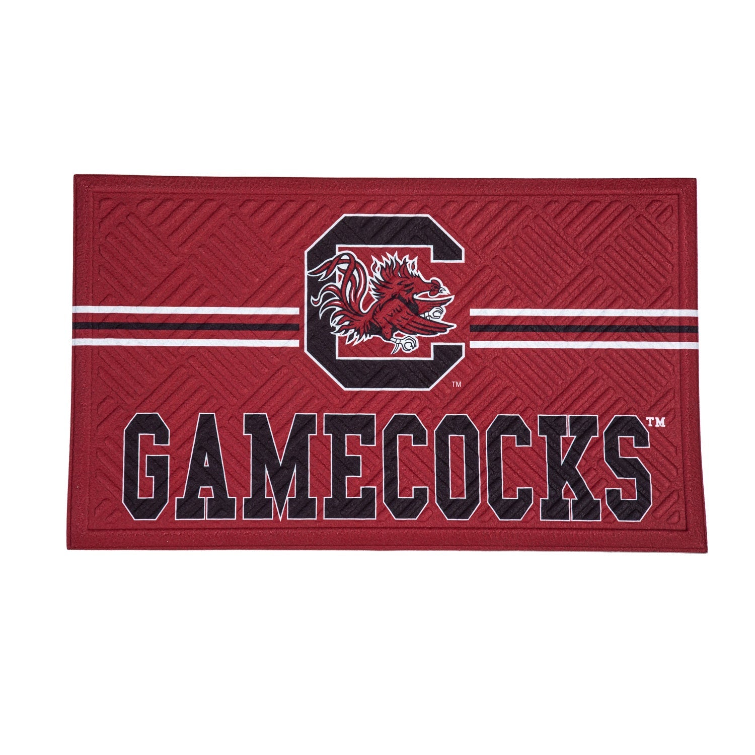 South Carolina Gamecocks Embossed Mat Cross Hatch