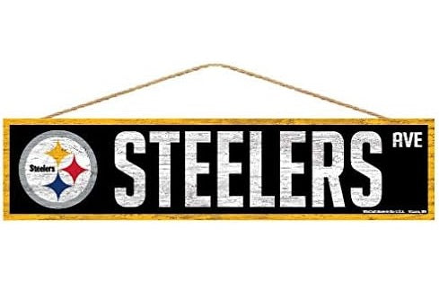 Pittsburgh Steelers Avenue Rope Signs 4x17