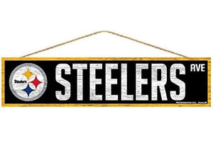 Pittsburgh Steelers Avenue Rope Signs 4x17