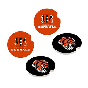 Cincinnati Bengals Car Coaster Set 2pcs
