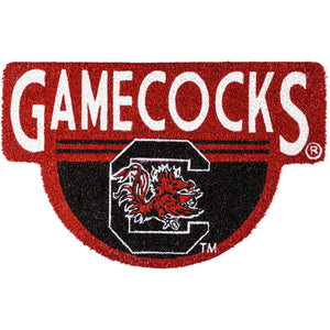 South Carolina Gamecocks Shape Coir Mats