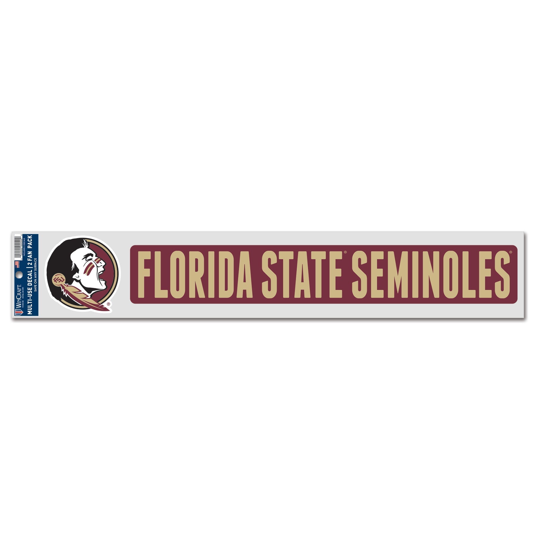 Florida State Seminoles Sports Decal Multi Used 2 Fan Pack
