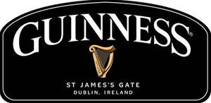 Guinness Shaped Embossed Metal Signs