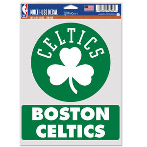 Boston Celtics Sports Multi Used Decal 2 Fan Pack