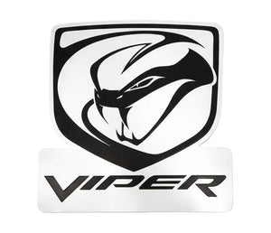 Viper Shaped Embossed Metal Signs
