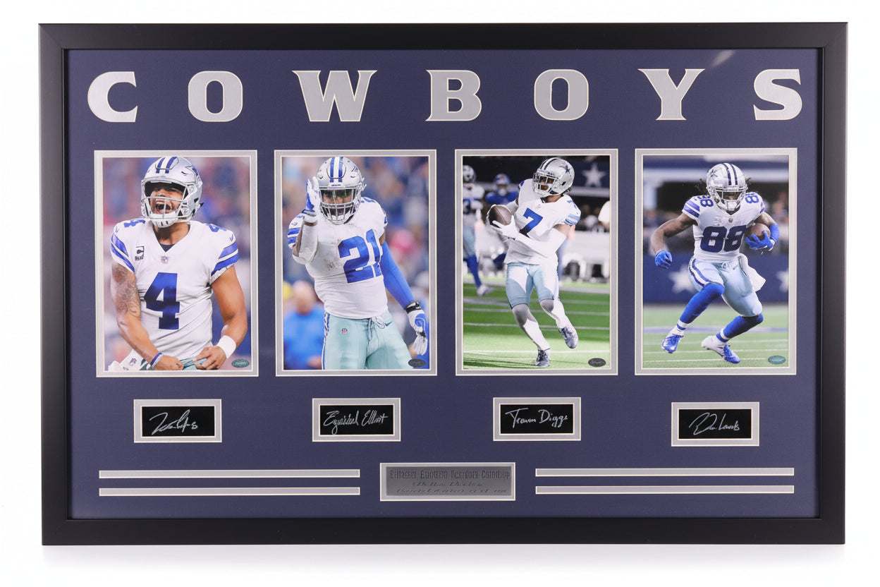 Dallas Cowboys Dak Prescott Ezekiel Elliott Tony Pollard CeeDee Lamb Large Frames