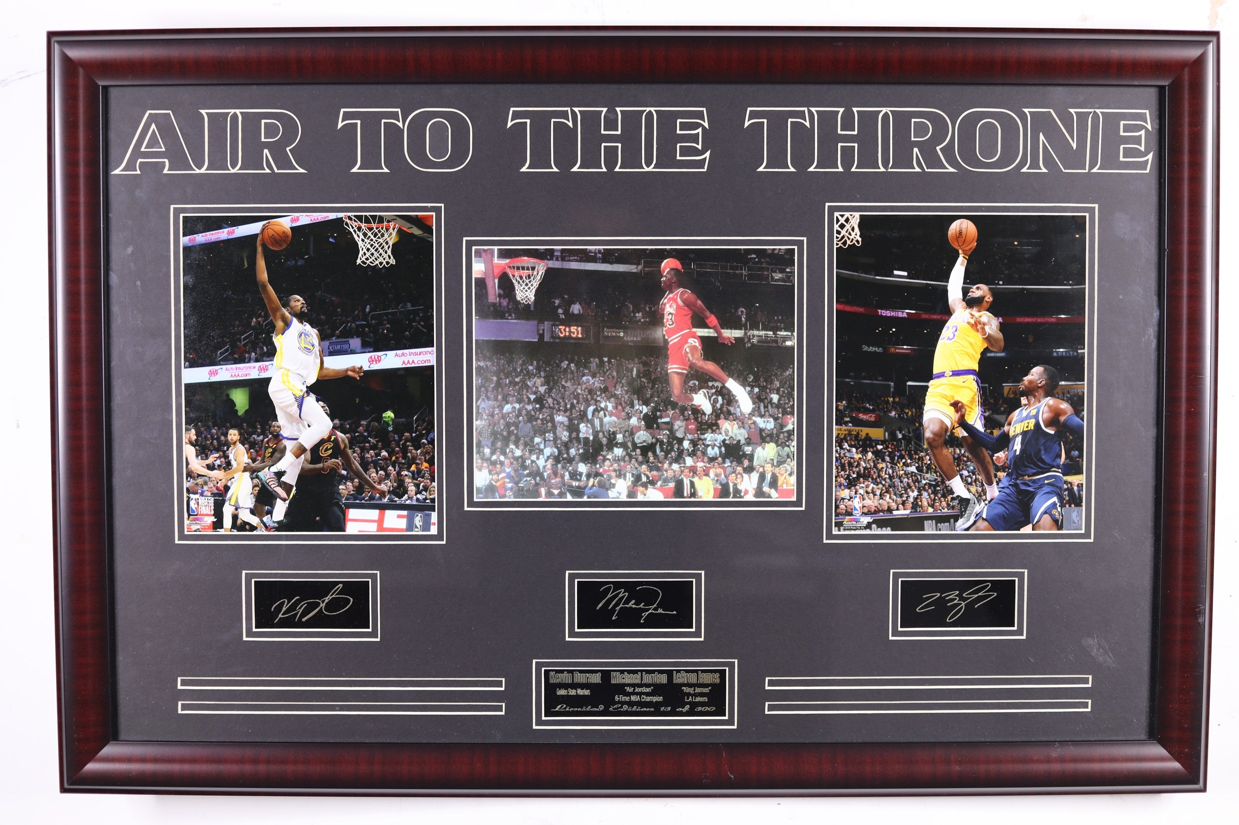 Airs to the Throne Kevin Durant Michael Jordan Lebron James Large Frames