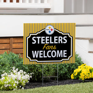 Pittsburgh Steelers Coroplast Yard Sign