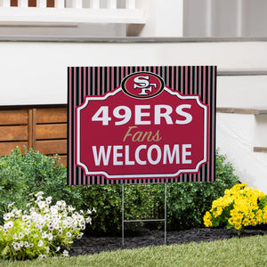 San Francisco 49ers Coroplast Yard Sign