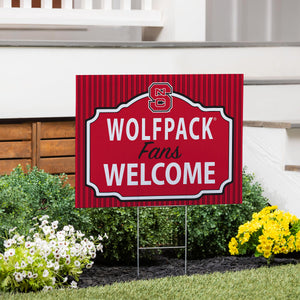 North Carolina State Wolfpack Coroplast Yard Sign