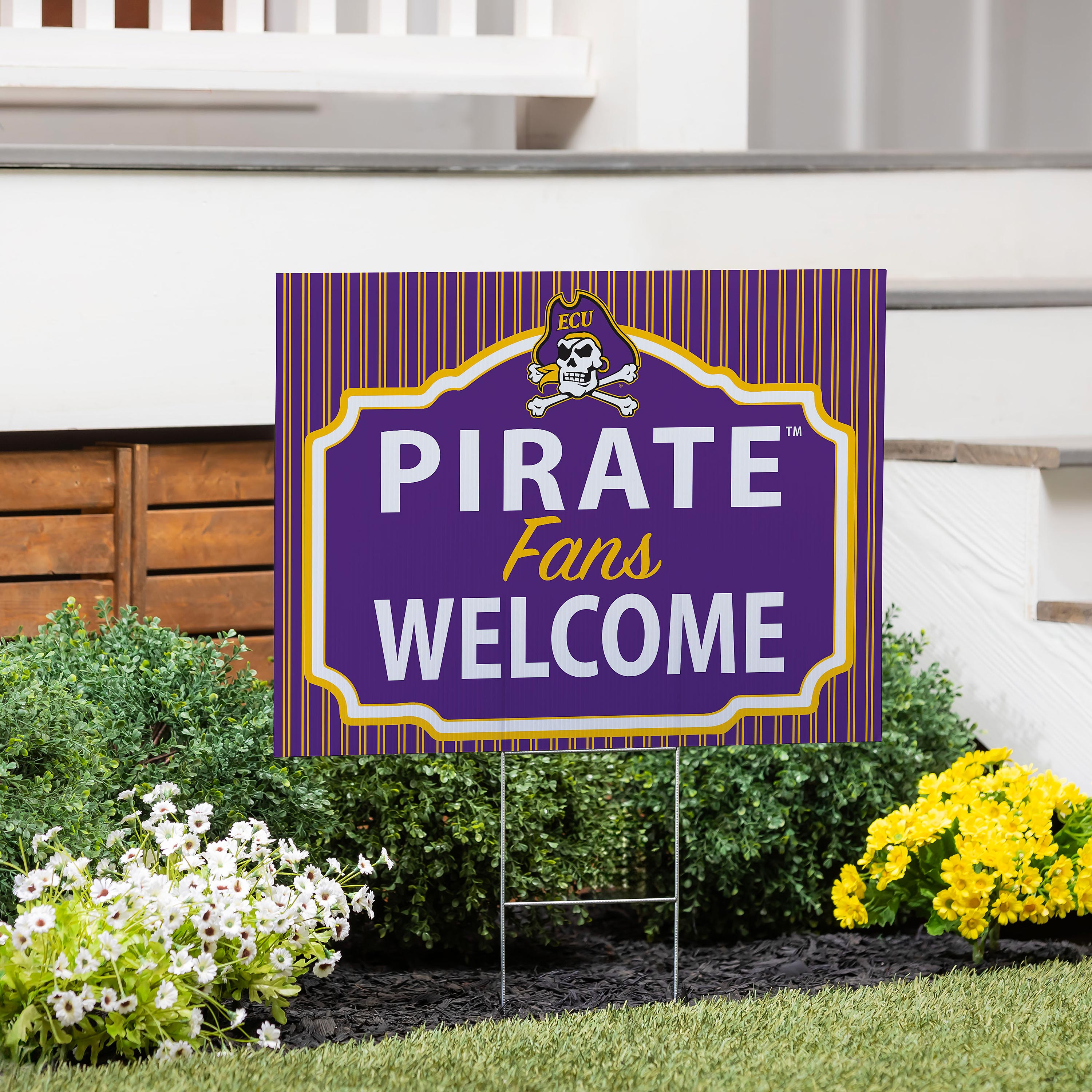 East Carolina Pirates Coroplast Yard Sign