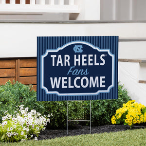 North Carolina Tar Heels Coroplast Yard Sign