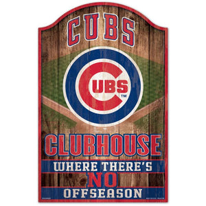 Chicago Cubs Fan Cave Wood Sign 11