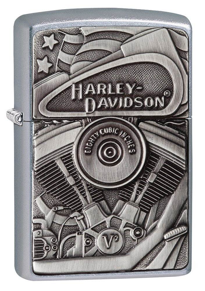 HD Motor Flag Zippo Lighter