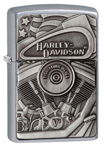 HD Motor Flag Zippo Lighter