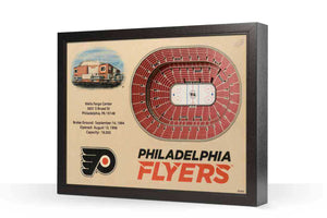 Philadelphia Flyers 25 Layer Stadium Views 3D Wall Art