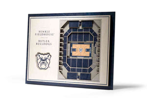Butler Bulldogs 5-Layer Stadiumviews 3D Wall Art