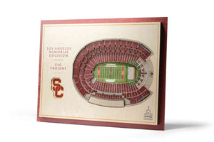USC Trojans 5-Layer Stadiumviews 3D Wall Art