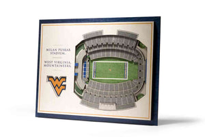West Virginia Mountain 5-Layer Stadiumviews 3D Wall Art