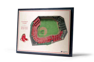 Boston Red Sox 5-Layer Stadiumviews 3D Wall Art