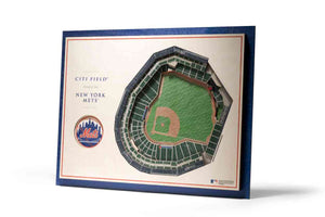 New York Mets 5-Layer Stadiumviews 3D Wall Art