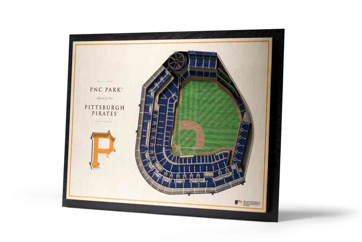 Pittsburgh Pirates 5-Layer Stadiumviews 3D Wall Art