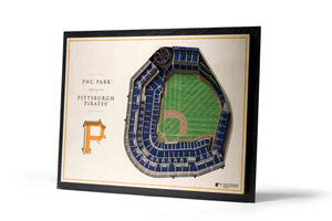 Pittsburgh Pirates 5-Layer Stadiumviews 3D Wall Art