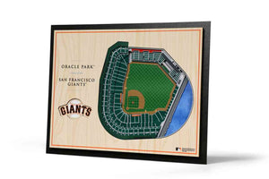 San Francisco Giants 5-Layer Stadiumviews 3D Wall Art