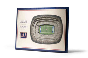 New York Giants 5-Layer Stadiumviews 3D Wall Art