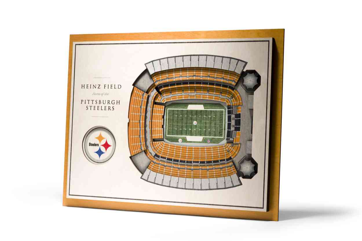 Pittsburgh Steelers 5-Layer Stadiumviews 3D Wall Art