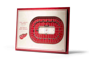 Detroit Red Wings 5-Layer Stadiumviews 3D Wall Art