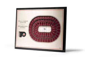 Philadelphia Flyers 5-Layer Stadiumviews 3D Wall Art