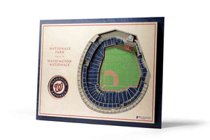 Washington Nationals 5-Layer Stadiumviews 3D Wall Art
