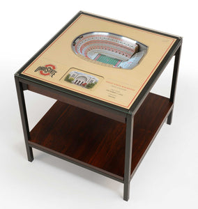Ohio State Buckeyes 25-Layer Stadium Views Lighted End Table