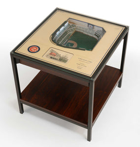 Chicago Cubs 25-Layer Stadium Views Lighted End Table