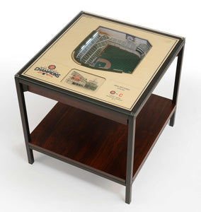 Chicago Cubs World Series 25-Layer Stadium Views Lighted End Table