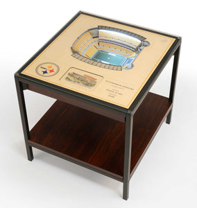 Pittsburgh Steelers 25-Layer Stadium Views Lighted End Table