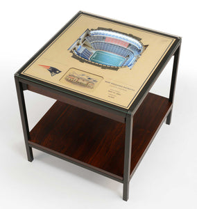 New England Patriots 25-Layer Stadium Views Lighted End Table
