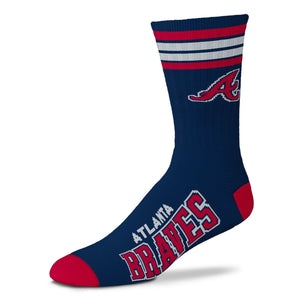 Atlanta Braves 4 Stripe Deuce Sports Socks