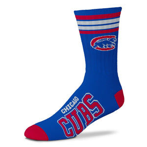 Chicago Cubs 4 Stripe Deuce Sports Socks
