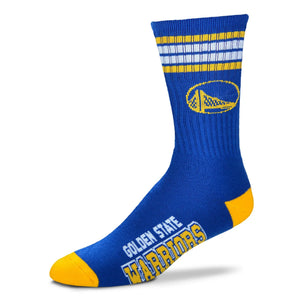 Golden State Warriors 4 Stripe Deuce Sports Socks