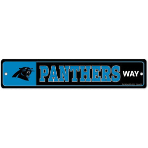 Carolina Panthers Way Street / Zone Sign