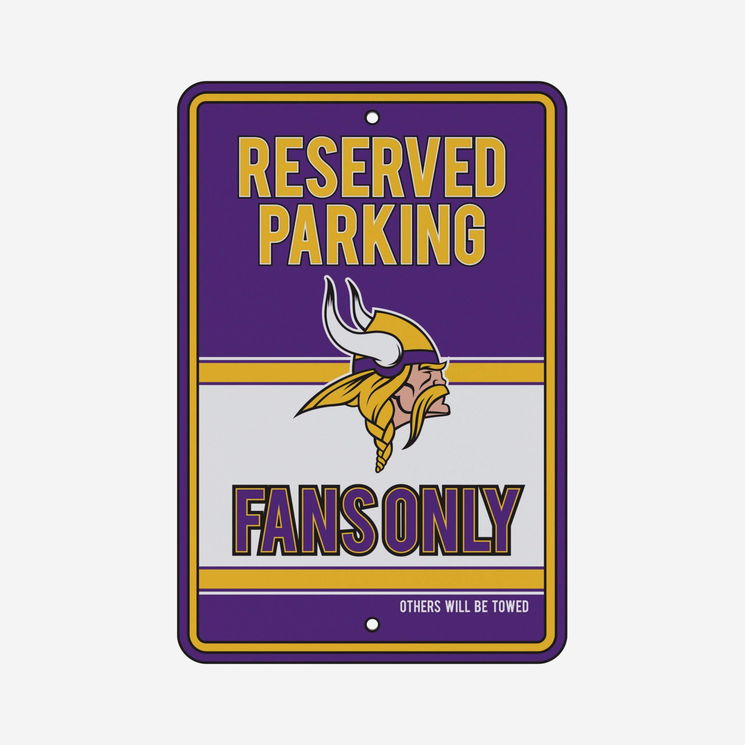 Minnesota Vikings Road Sign - Reserve Parking Fans Only
