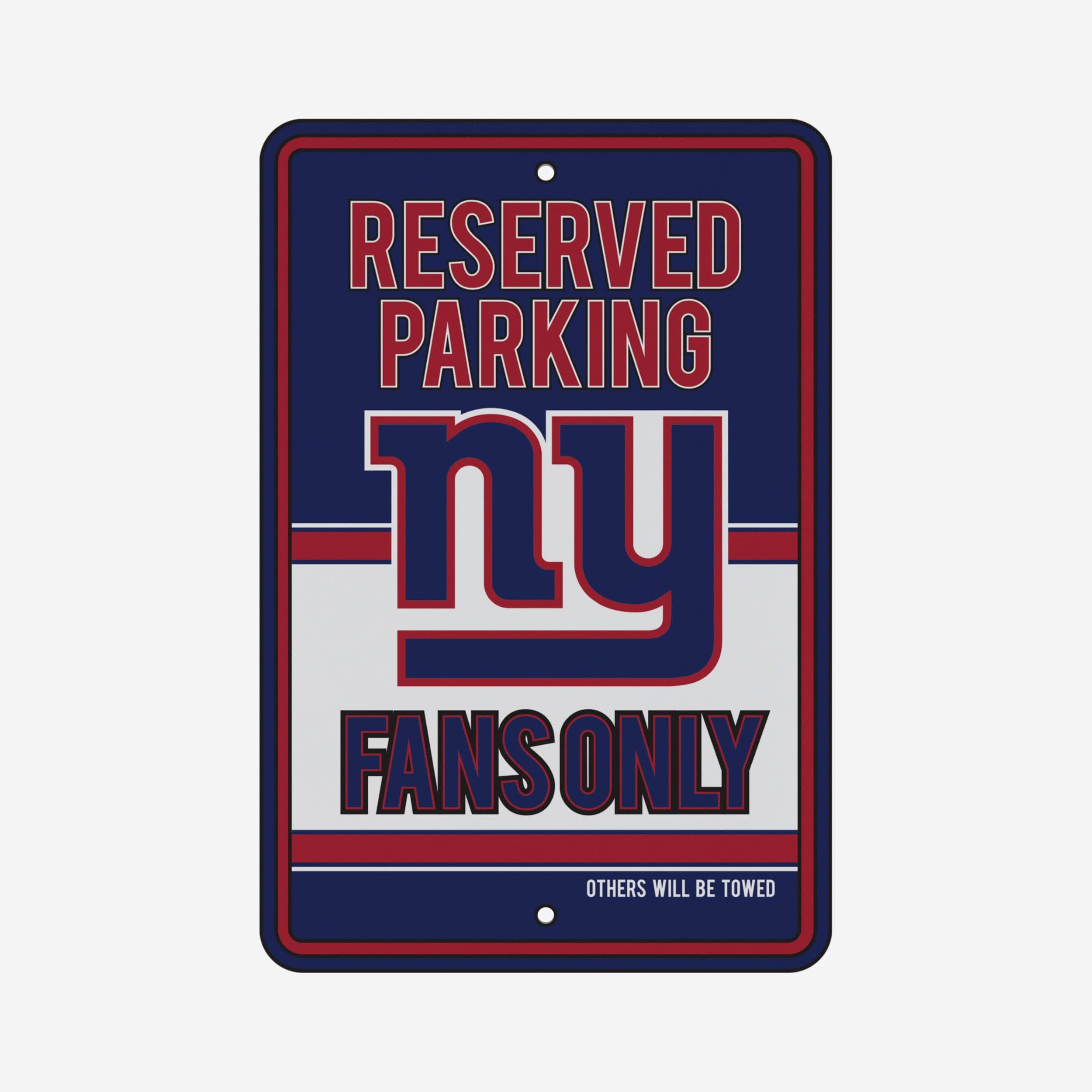 New York Giants Road Sign - Reserve Parking Fans Only