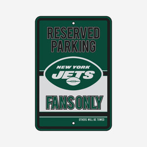 New York Jets Road Sign - Reserve Parking Fans Only
