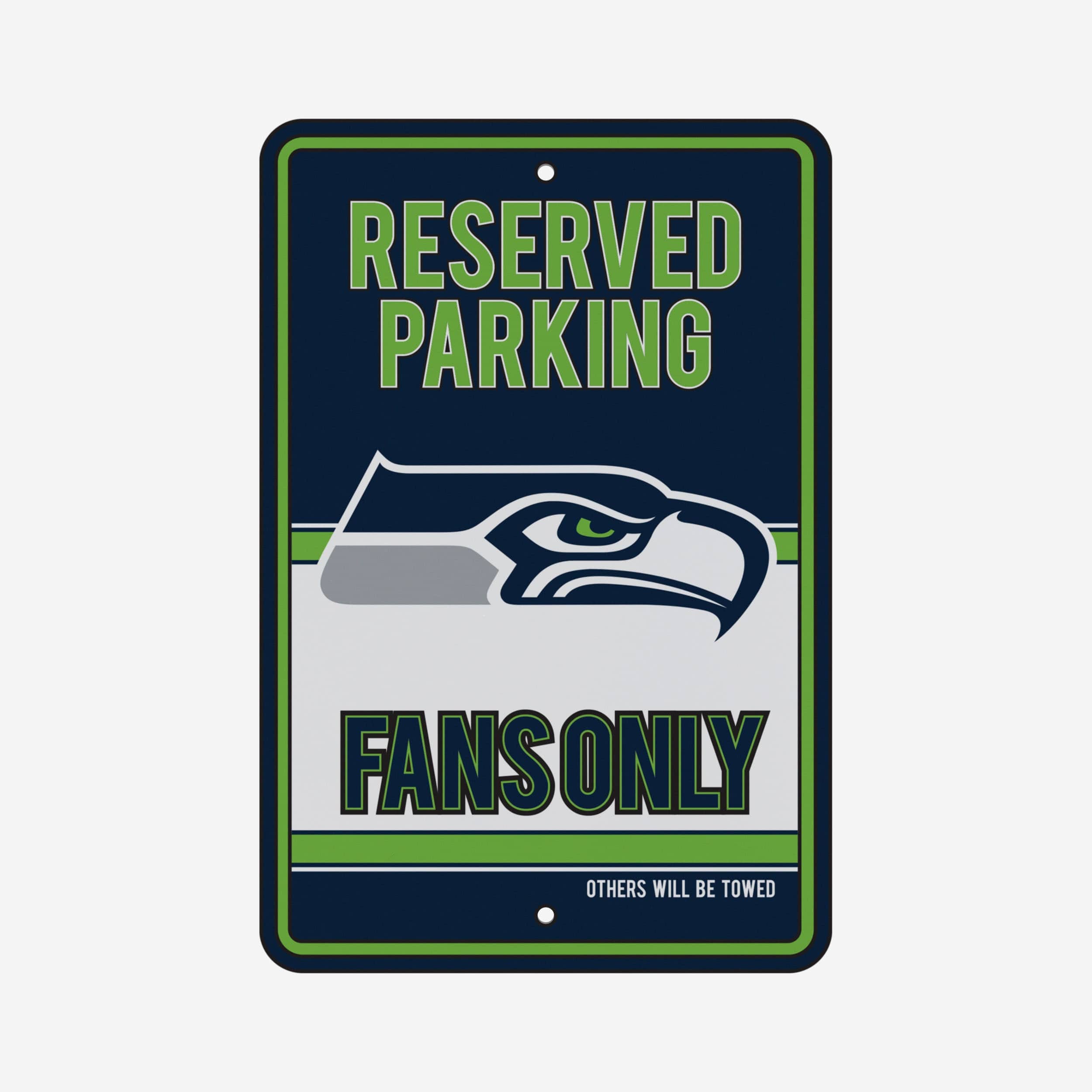 Seattle Seahawks Road Sign - Reserve Parking Fans Only