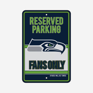Seattle Seahawks Road Sign - Reserve Parking Fans Only