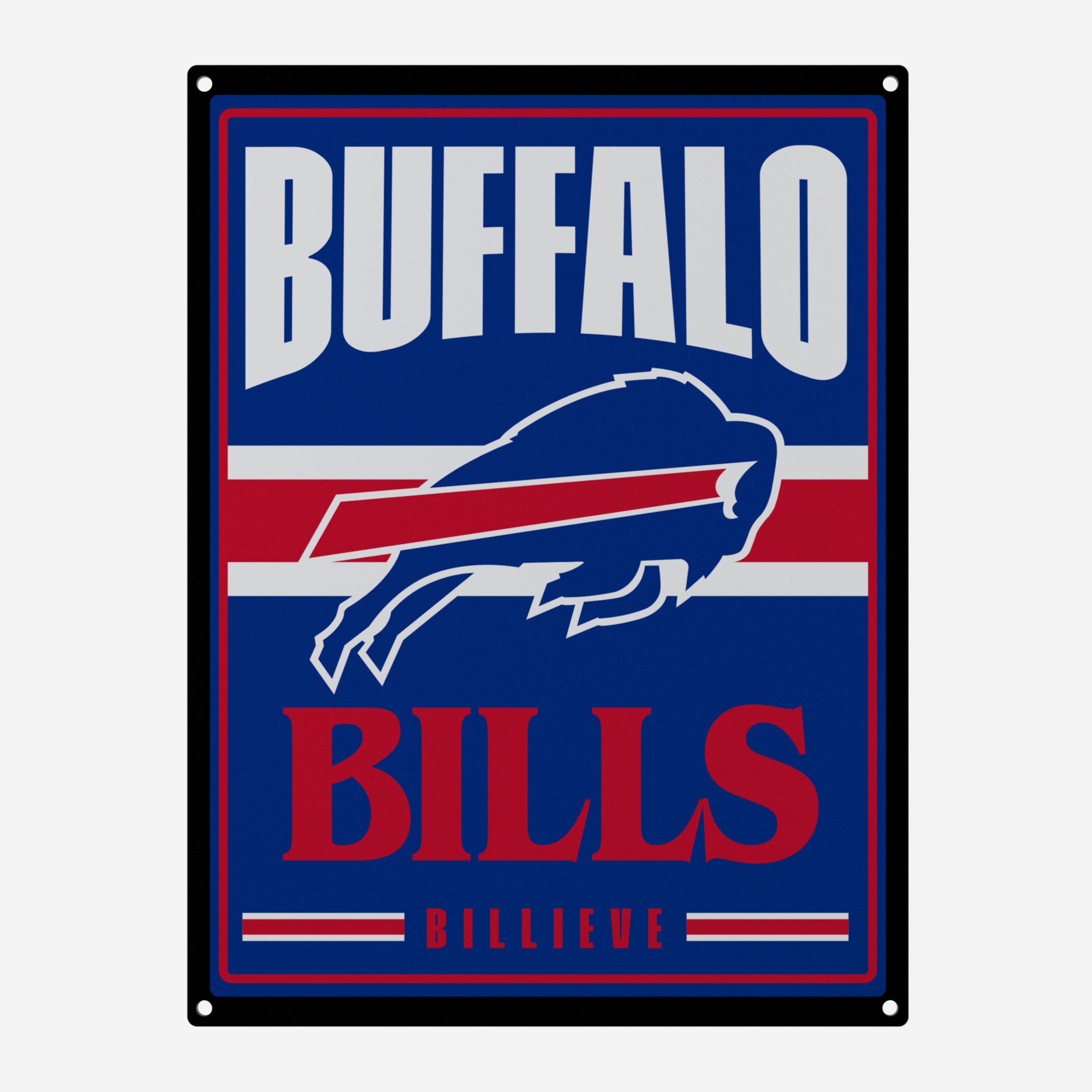 Buffalo Bills Metal Tacker Wall Sign
