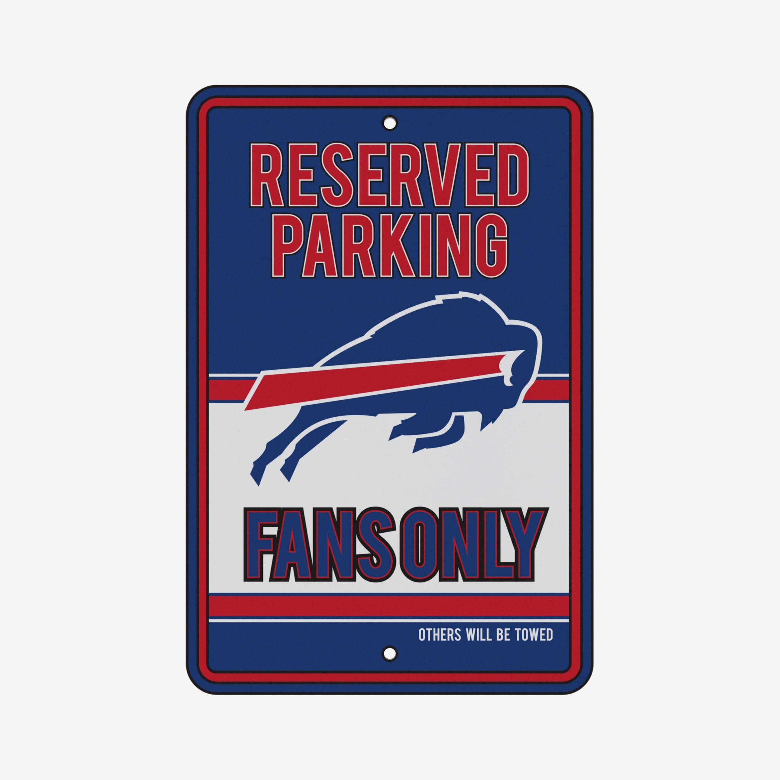 Buffalo Bills Road Sign - Reserve Parking Fans Only